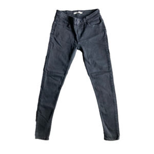 Levi's 535 Women's Size 28 w28 Black Denim Super Skinny Jeans
